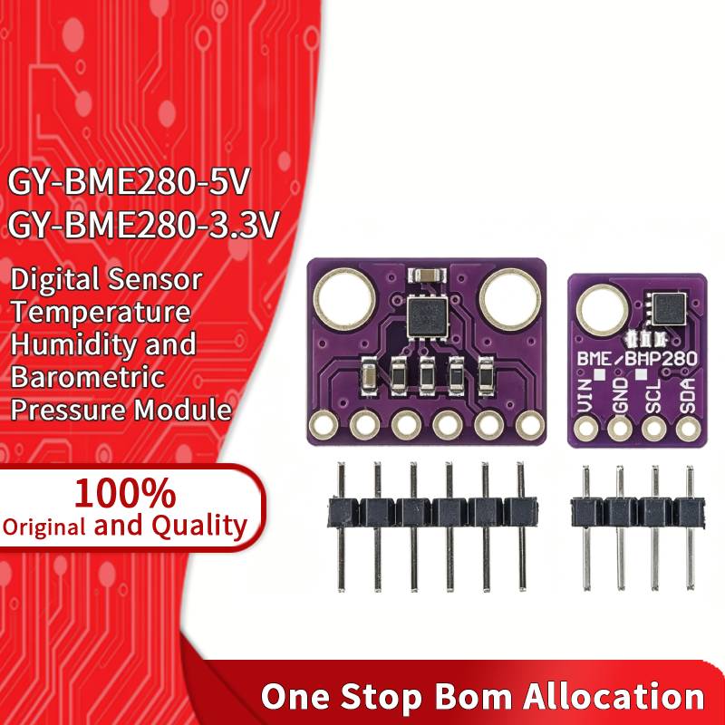 Bme280 - GY-BME280 Temperatur-Feuchtigkeits-Drucksensor-Modul I2C / SPI 3,3V