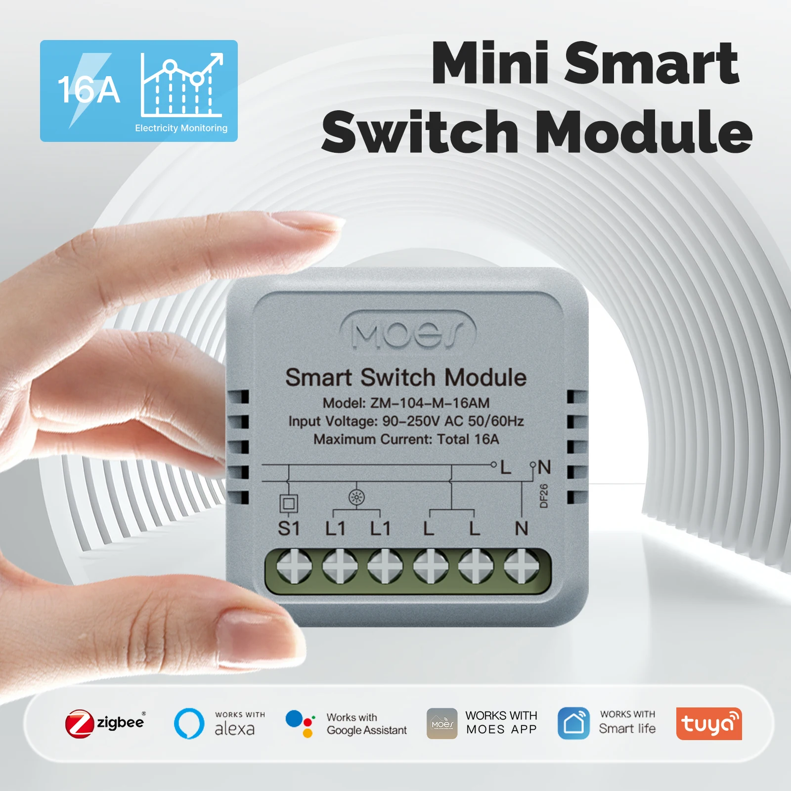 Relay Module 1 Channel - Moes Tuya ZigBee Smart Switch Modul