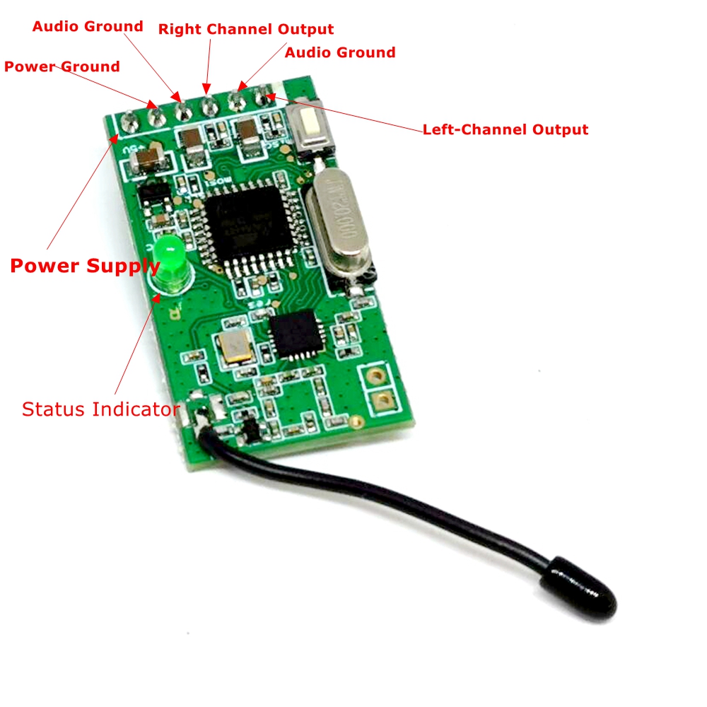 Nrf24L01 - 2,4G NRF24L01 Drahtloses Digitales Audio-Transceiver-Modul Sender