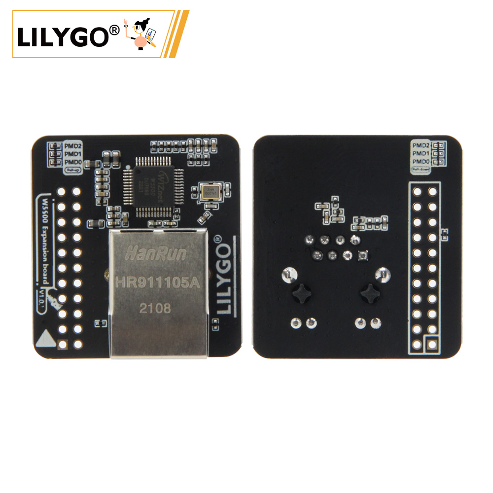 Ethernet W5500 - LILYGO® T-Relay-W5500 Ethernet-Schild für T-Relais 4-Wege-oder
