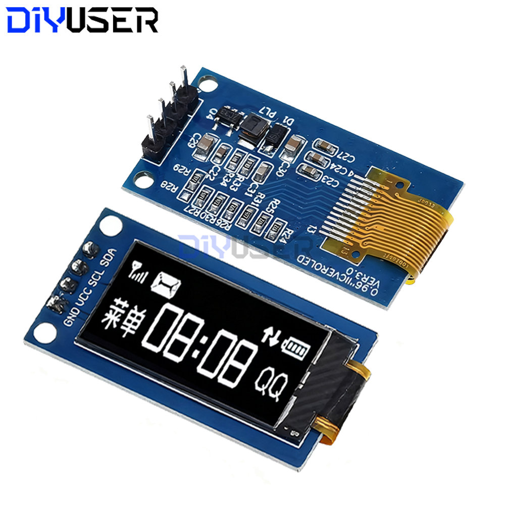 Oled Display 0.96 - 0,96 Zoll OLED-Display 64x128 SSD1107 SPI
