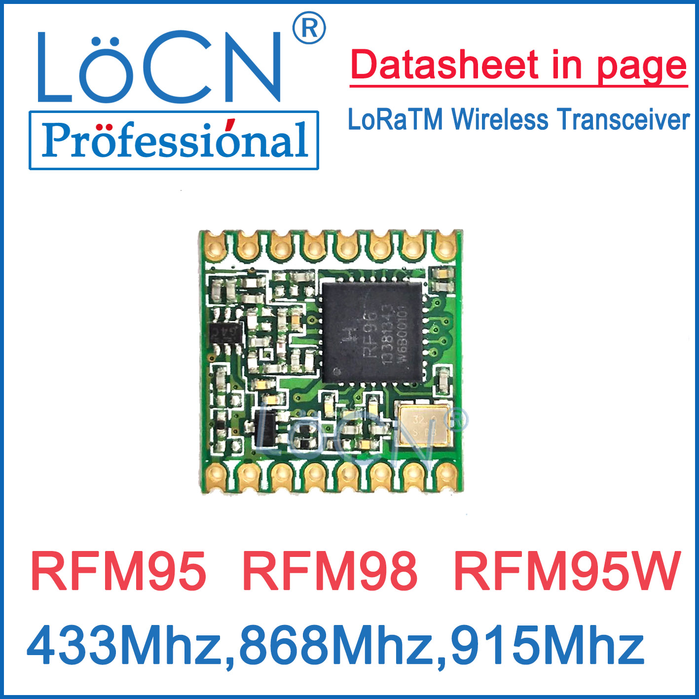 Lora Rfm95 - 5 Stück RFM95 RFM98 RFM96 RFM95W
