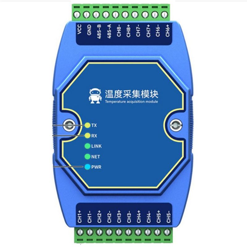 Thermocouple Module K Type - A27F-Temperaturerfassungsmodul 8-Kanal Modbus RS485 Typ K
