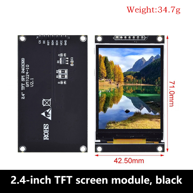 1,77/2,0/2,4/2,8 Zoll SPI TFT  – Tft Display 2.4 Bewertung und Preis
