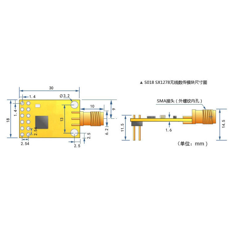 SX1278 Drahtloses Modul 433 MH – Lora Sx1278 Bewertung und Preis