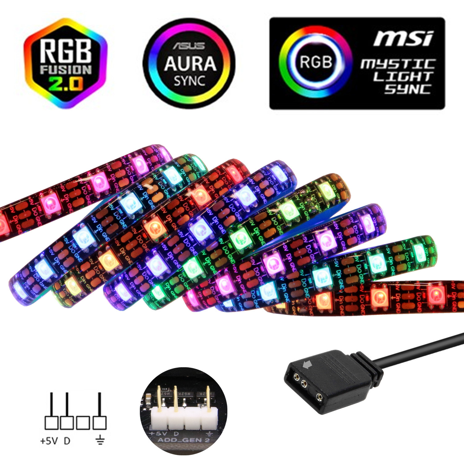WS2812b ARGB LED-Streifen 5V 6 – Ws2812B Strip 5V Bewertung und Preis