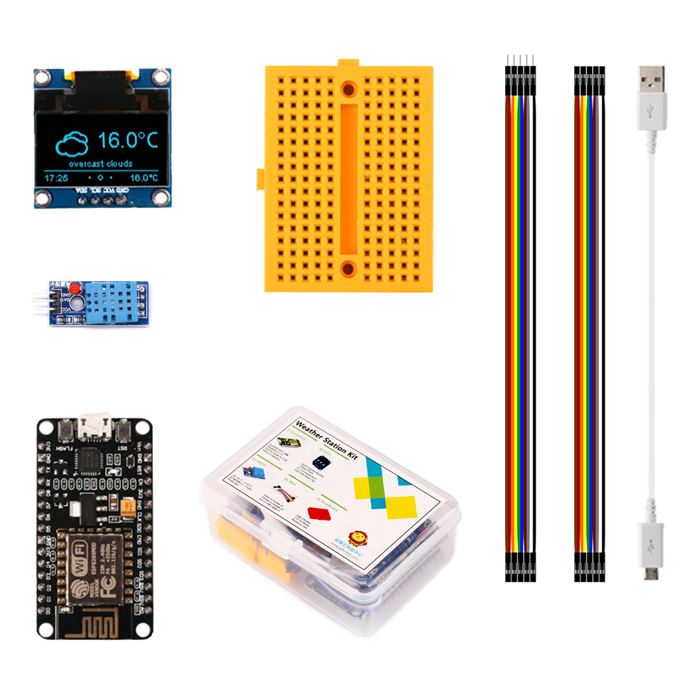 ESP8266 Wetter Station DIY Kit – Oled Display 0.96 Bewertung und Preis