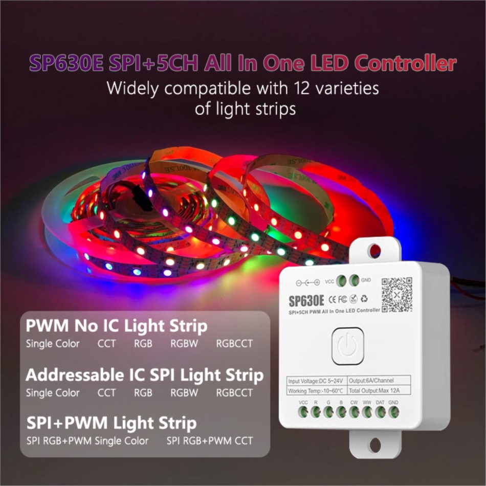 Smart bt sp630e alles in 1 led – Ws2812B Strip 5V Bewertung und Preis