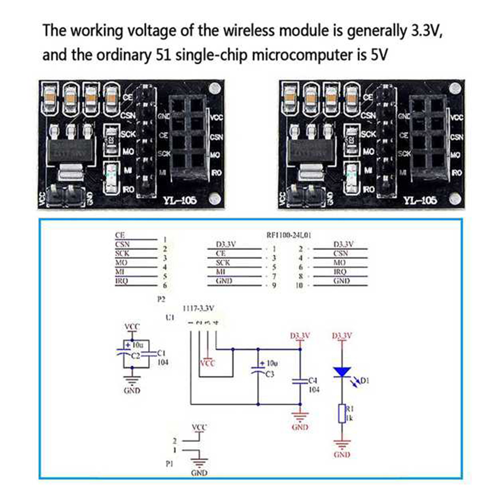 5 Stücke NRF24L01 Wireless Ada – Nrf24L01 Bewertung und Preis