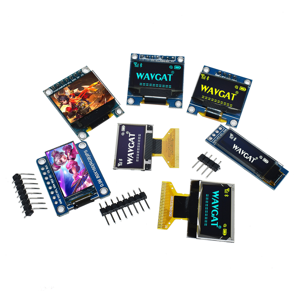 Weiß Gelb Blau Farbiges 4-Pin  – Oled Display 0.96 Bewertung und Preis