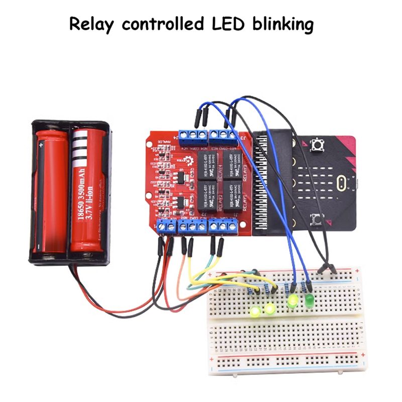 A64I Microbit 4-Kanal-Relaismo – Relay Module 4 Channel Bewertung und Preis