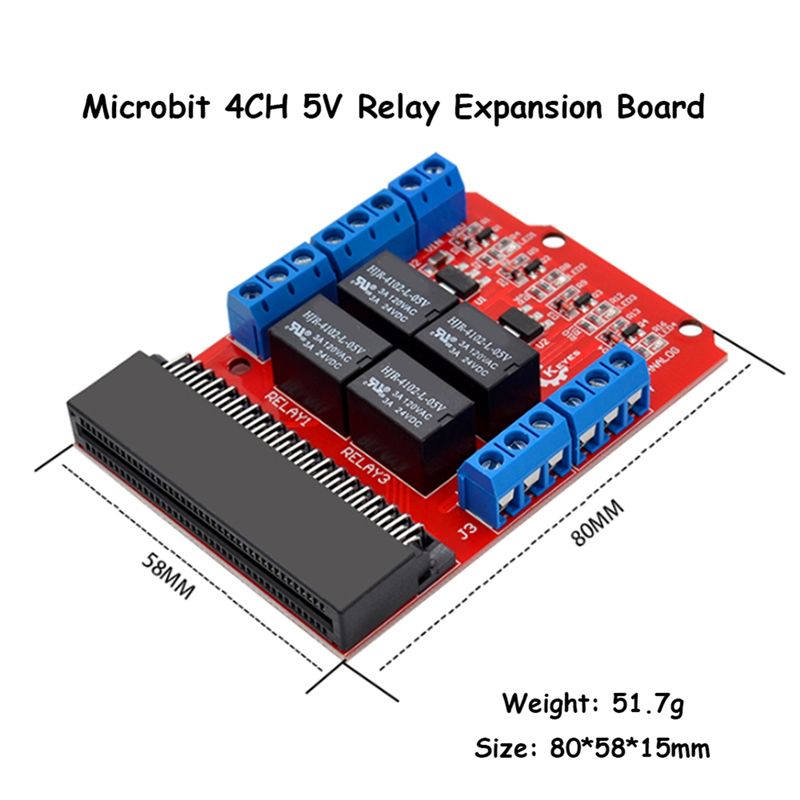 A64I Microbit 4-Kanal-Relaismo – Relay Module 4 Channel Bewertung und Preis