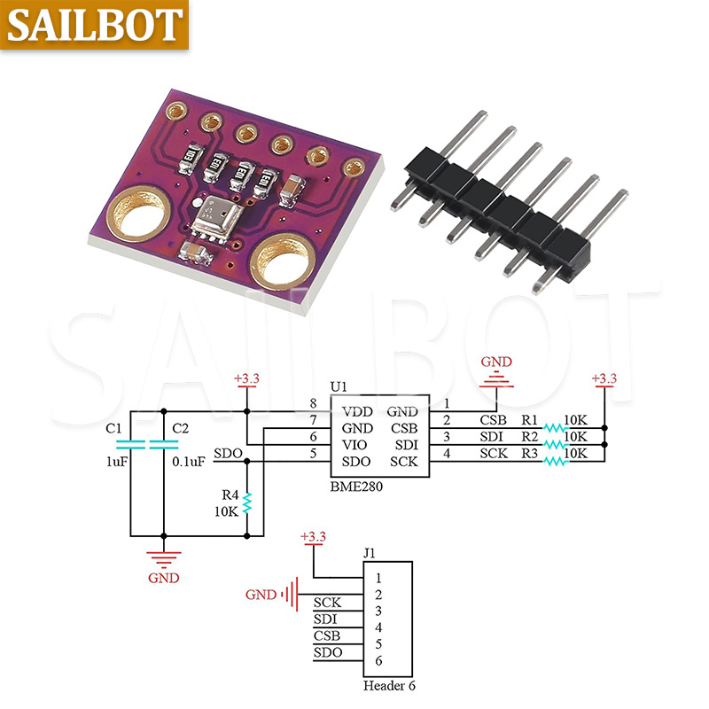 BME280 5V 3,3V Digitalsensor T – Bme280 Bewertung und Preis