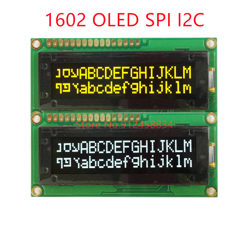 1602 16X2 OLED SPI I2C 3,3 V o – Lcd 1602 Bewertung und Preis