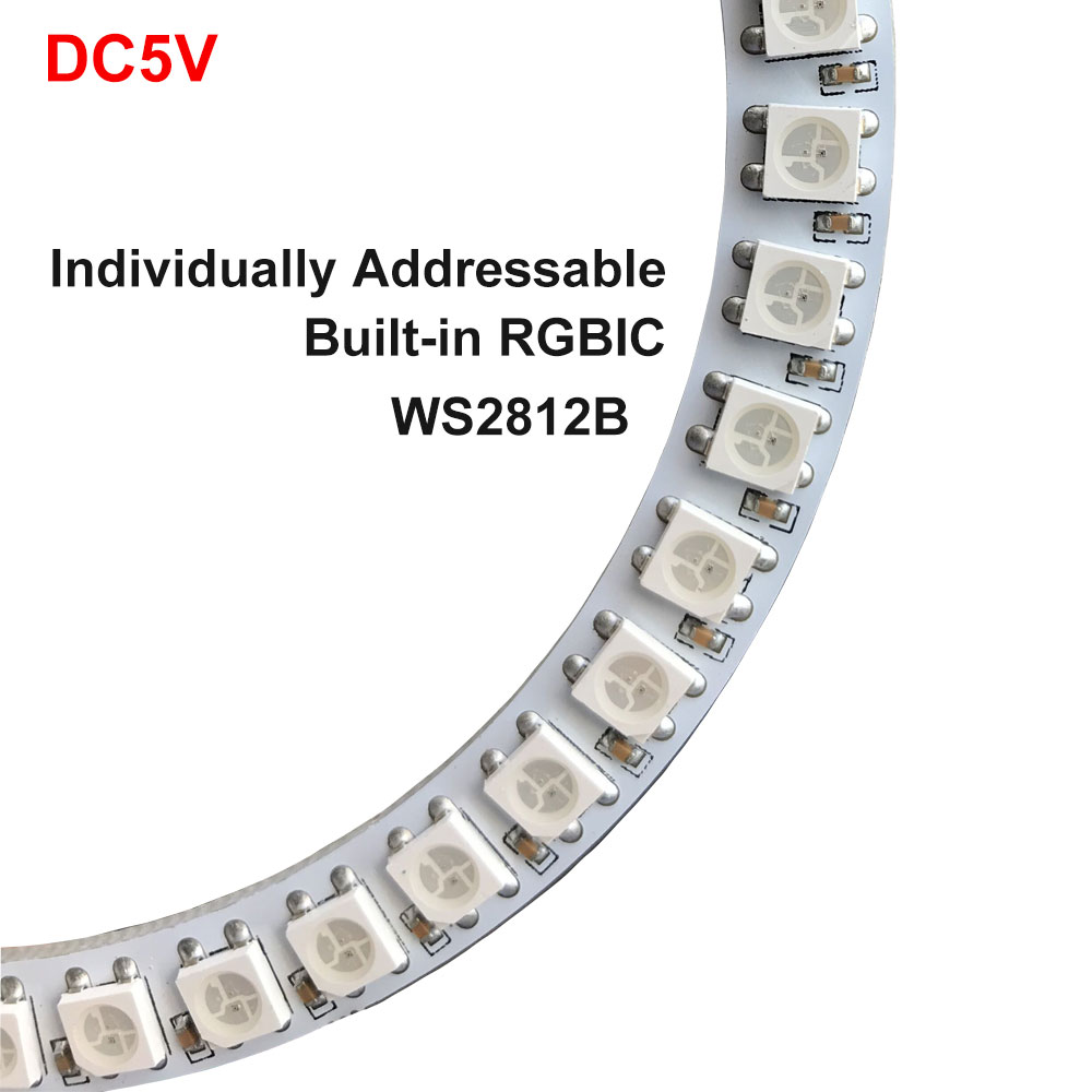 DC5V 12V WS2812B SK6812 Luces  – Ws2812B Strip 5V Bewertung und Preis